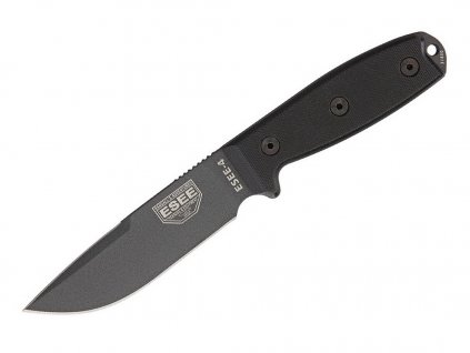 Nůž ESEE 4 Tactical 1095 Black Micarta, Black Sheath