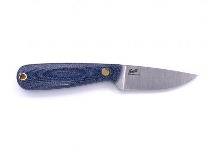 Nůž Brisa Necker 70 Flat / Bluejeans Micarta / Leather