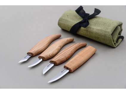 Sada řezbářských nožů BeaverCraft S07 Basic Set 4 nože