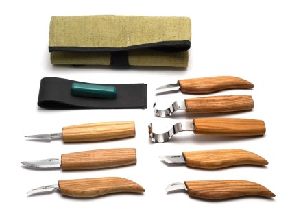 Sada řezbářských nožů BeaverCraft S08 8 nožů