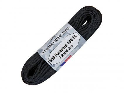 Paracord 550 Black - balení 30 m