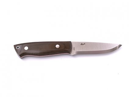Nůž Brisa Trapper 95 N690 Scandi / Green Micarta / Sheath Bushcraft 95