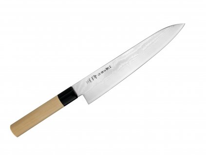 Kuchyňský nůž Tojiro Shippu Damascus Gyuto 24 cm FD-595 Nůž šéfkucháře