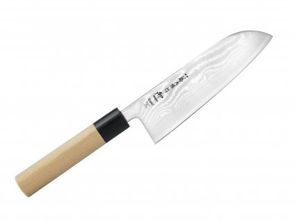 Kuchyňský nůž Tojiro Shippu Damascus Santoku 16,5 cm FD-597