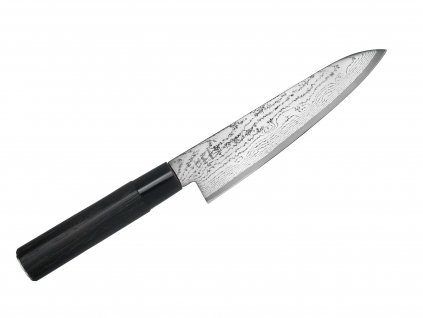Kuchyňský nůž Tojiro Shippu Black Damascus Gyuto 18 cm FD-1593 Nůž šéfkucháře