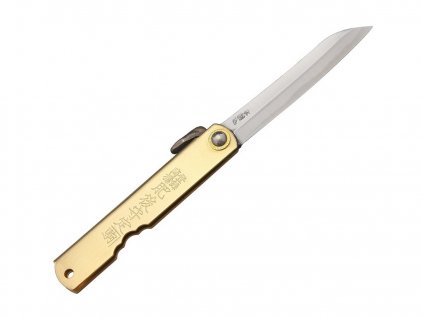 Nůž Higonokami Shirogami Brass HIGO12BR