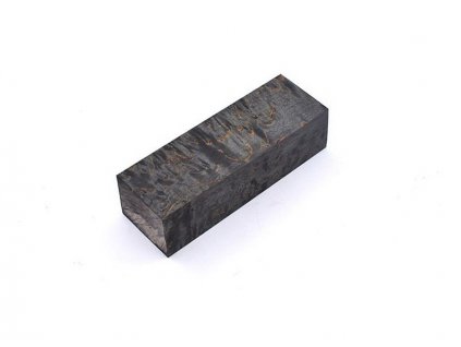 Stabilizované dřevo Kudrnatá bříza - Curly Birch - Black