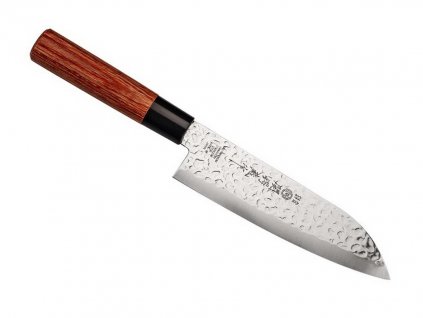 Kuchyňský nůž Tsubazo Santoku 17,6 cm