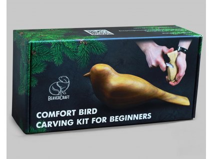 Řezbářská sada BeaverCraft DIY01 pro začátečníky Comfort Bird