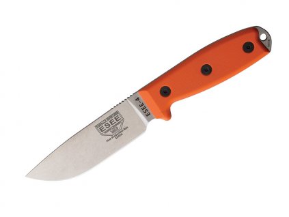 Nůž ESEE 4 4P35V-OR S35VN, Orange G10 Handle, Black Sheath