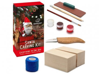 Řezbářská sada BeaverCraft DIY06 pro začátečníky Santa