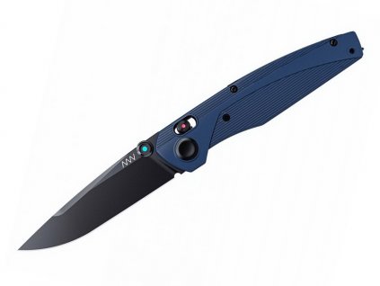 Nůž ANV A100 Sleipner DLC Black, GRN Blue