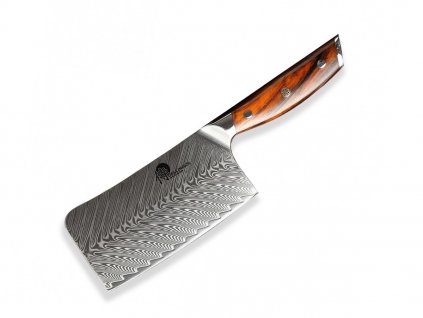 Kuchyňský nůž Dellinger Rosewood Cleaver Damascus sekáček 16,5 cm