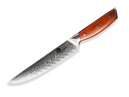 Kuchyňský nůž Dellinger Rosewood Carving Damascus plátkovací 21 cm