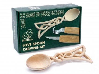 Řezbářská sada BeaverCraft DIY04 pro začátečníky Celt Spoon - Keltská lžička