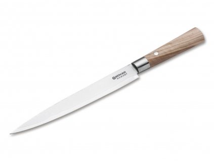 Kuchyňský nůž Böker Damascus Olive plátkovací 22,9 cm