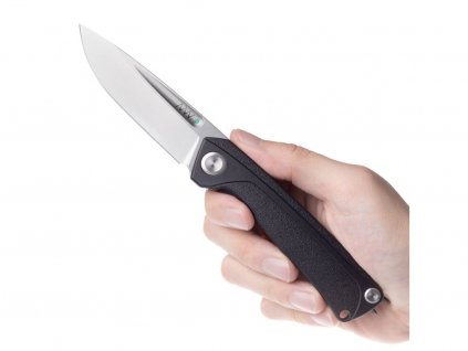 Nůž ANV Z200 BB - Sleipner Stonewash, GRN Black