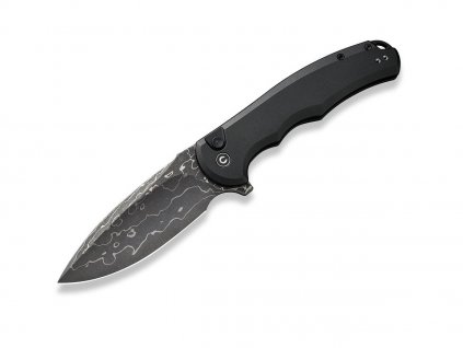 Nůž Civivi Button Lock Praxis C18026E-DS1 Damascus Black Aluminum