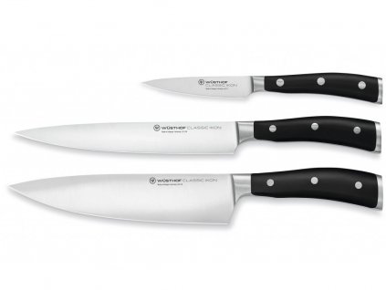 Sada kuchyňských nožů Wüsthof Classic Ikon (3 nože)