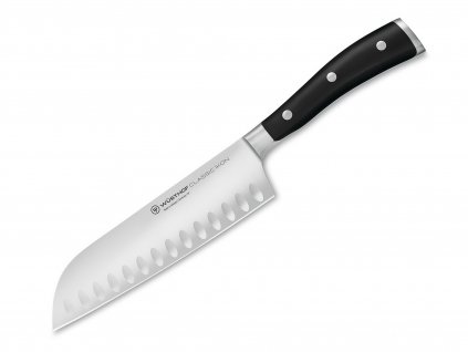 Kuchyňský nůž Wüsthof Classic Ikon Sculpted Santoku 17 cm