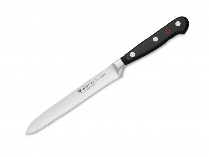 Kuchyňský nůž Wüsthof Classic univerzální se zoubkovaným ostřím 14 cm
