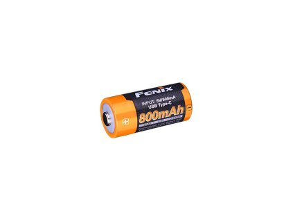 Fenix RCR123A 800 mAh USB-C Li-ion dobíjecí USB-C baterie