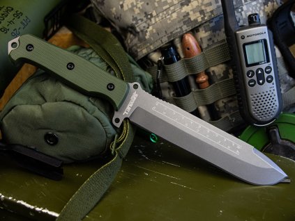 Nůž Kizlyar Supreme Survivalist X D2 TW Olive G10