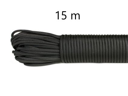 28889 paracord 016 black 15 m