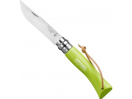 Nůž Opinel VRI N°07 Inox Adventurer zelený