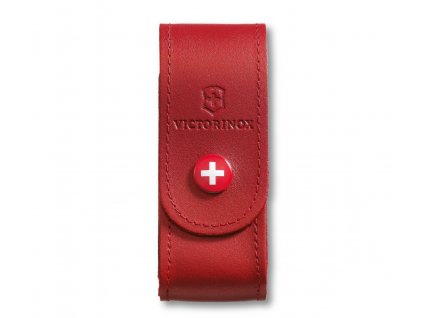 Pouzdro na Nůž Victorinox kožené červené