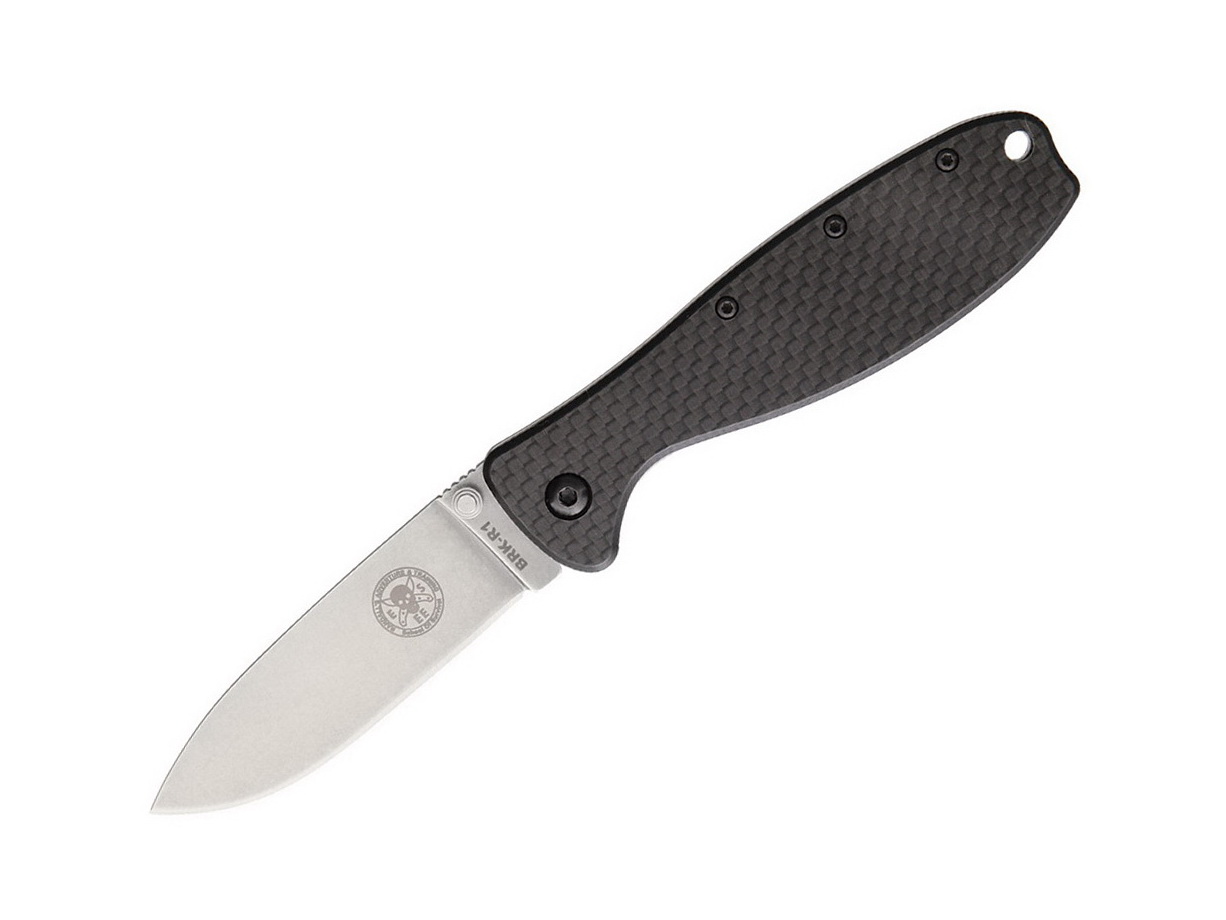 ESEE Zancudo D2 Carbon Fiber - Stonewash BRKR2CF