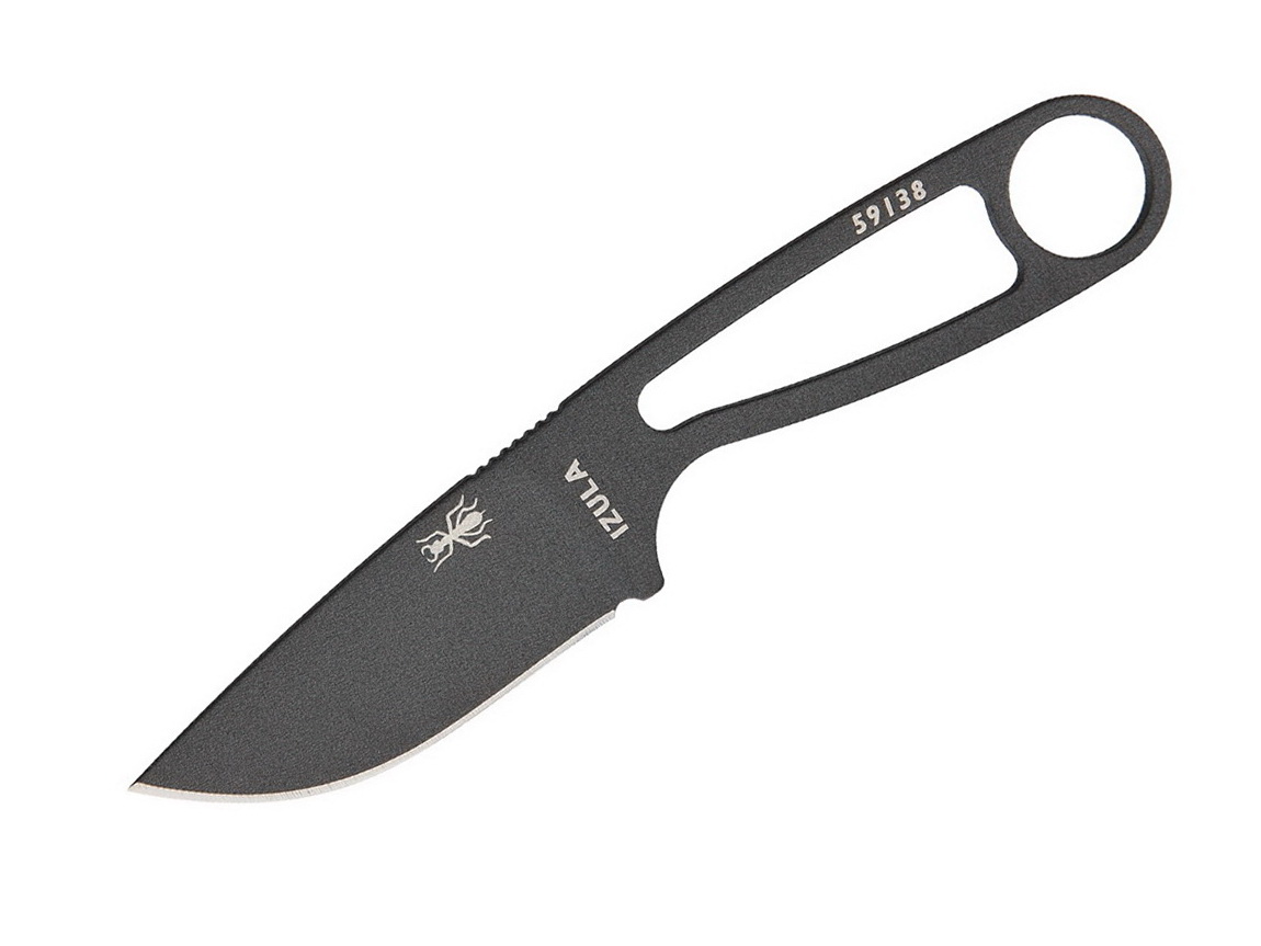 ESEE Izula Tactical Gunsmoke 1095 Black Sheath ESIZULATG