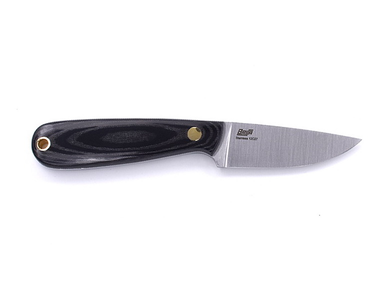 Levně Brisa Necker 70 Flat Black Micarta Multicarry