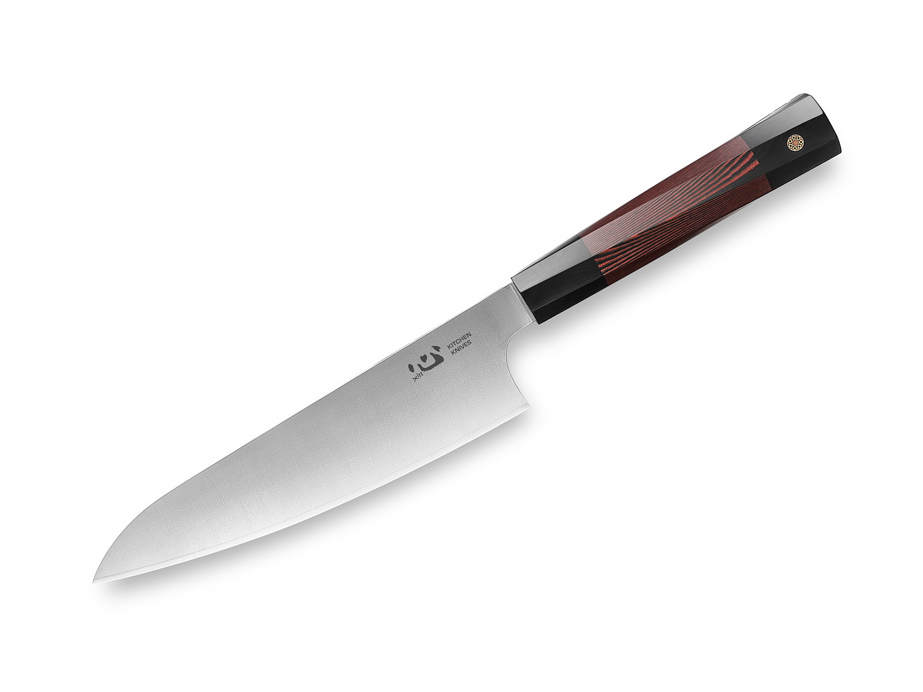 Levně XIN Cutlery XC104 XinCare Red Black kuchařský 19,3 cm