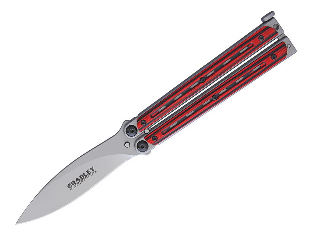 Bradley Kimura Butterfly Red and Black G10 BCC904