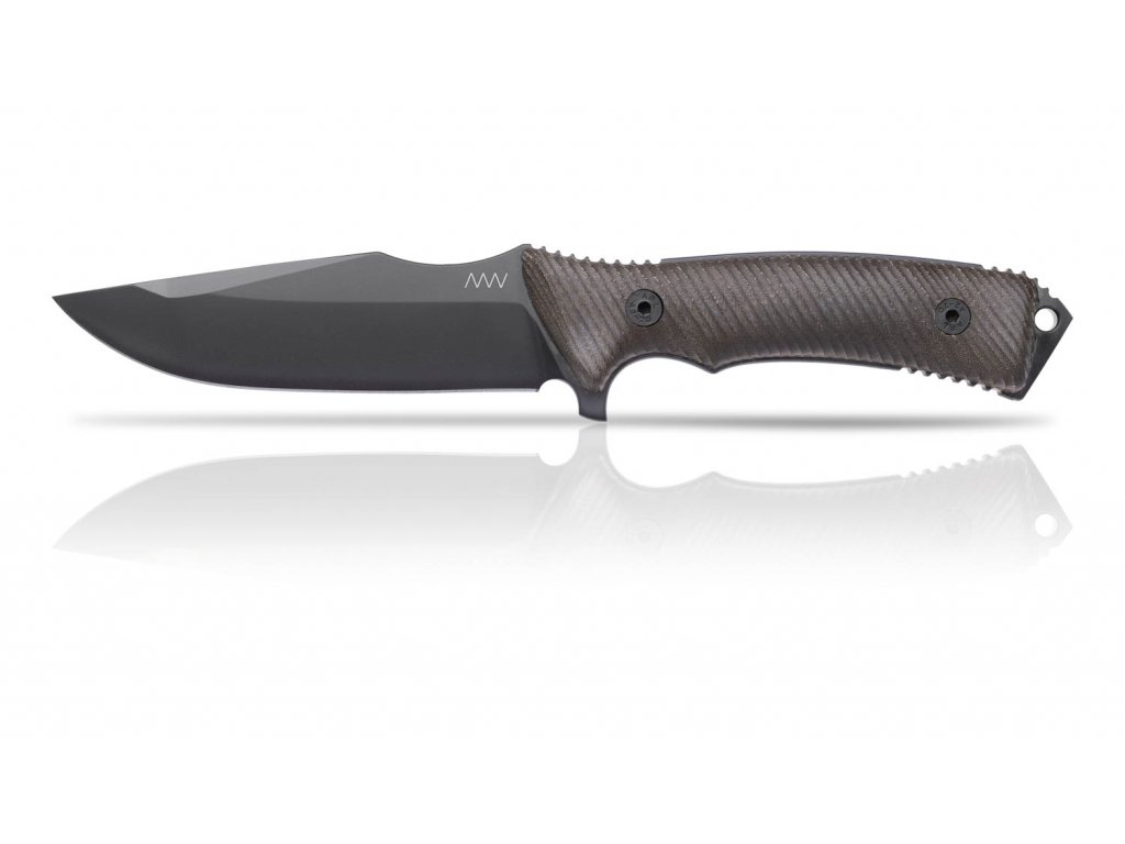 ANV M311 Spelter NC - Elmax DLC Black, Kydex Sheath Olive, Micarta Olive ANVM311-056