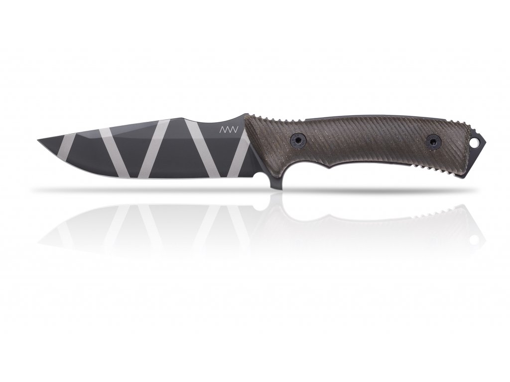 ANV M311 Spelter NC - Elmax DLC Camo, Kydex Sheath Olive, Micarta Olive ANVM311-062