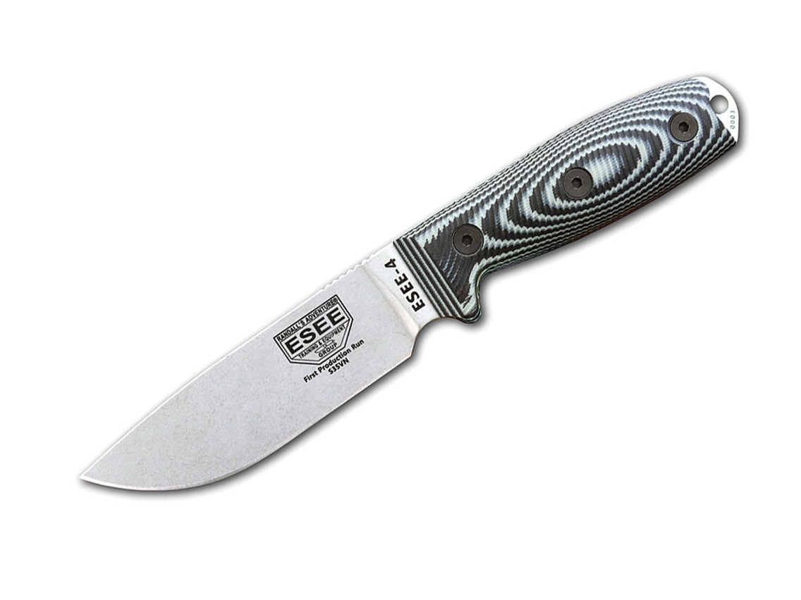 Levně ESEE 4 4P35V-002 S35VN, Gray G10 Handle, Black Sheath