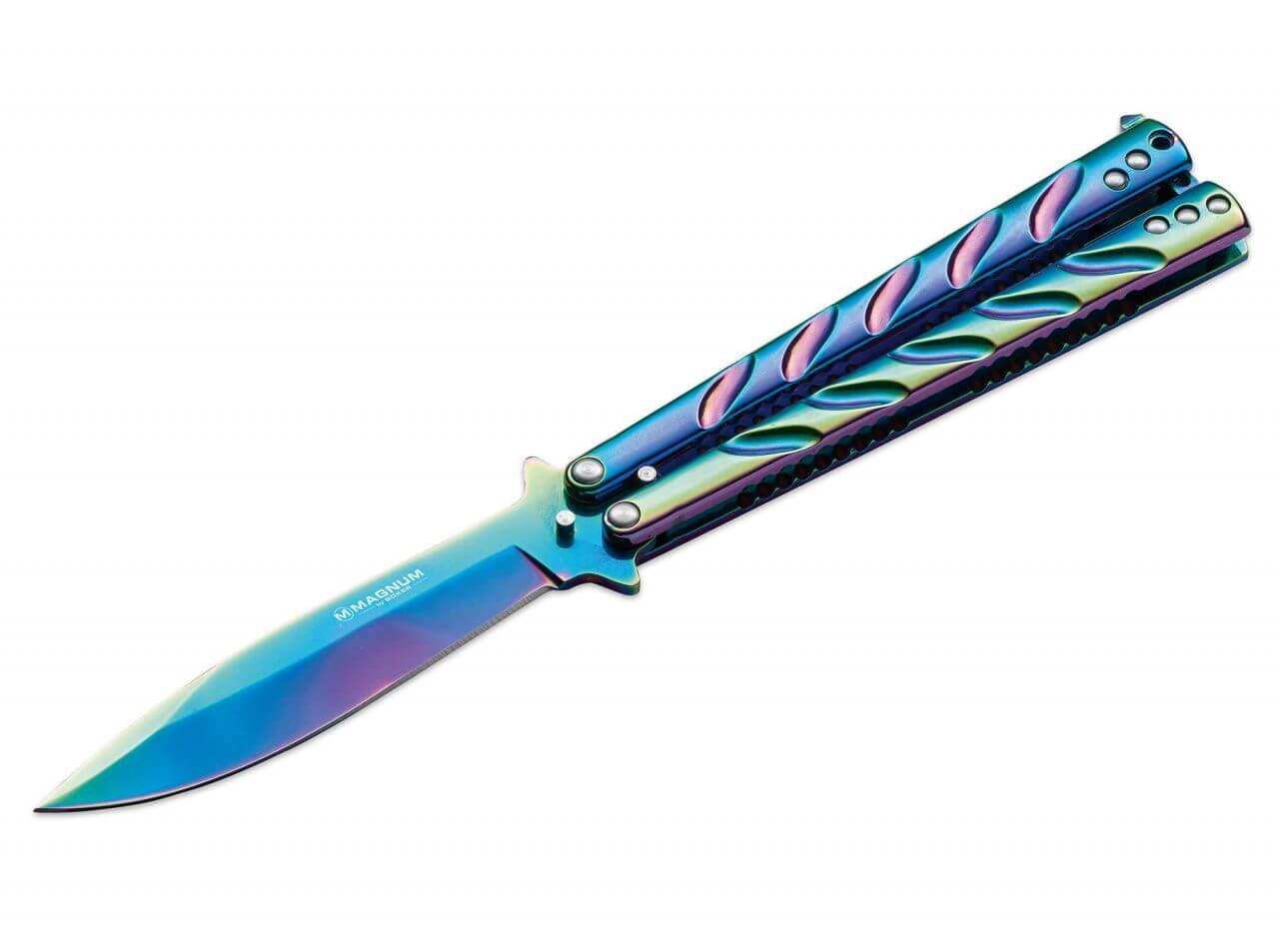 Levně Böker Magnum Balisong Rainbow 06EX401