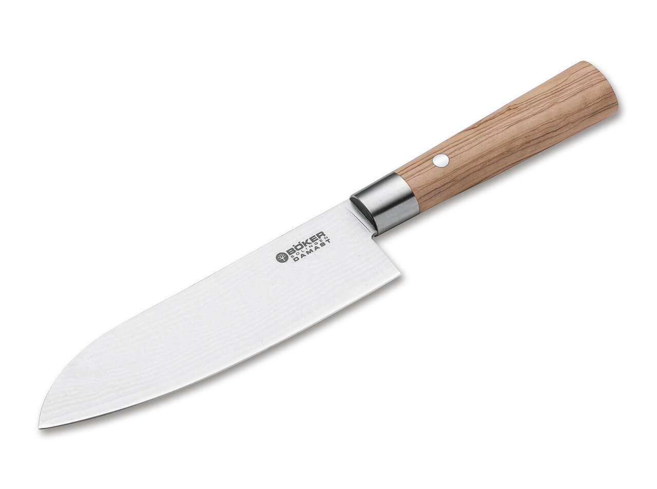 Böker Damascus Olive 130437DAM santoku 17,2 cm