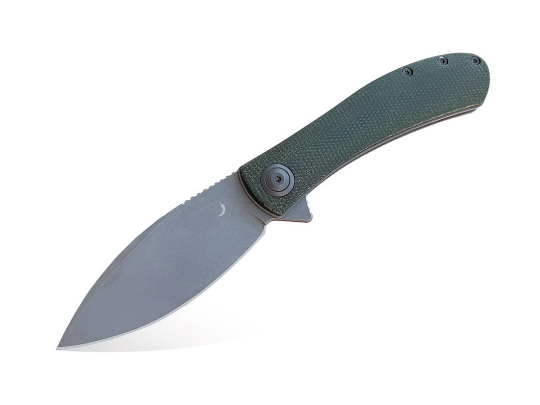 Levně Trollsky Knives Mandu Green Micarta MT003