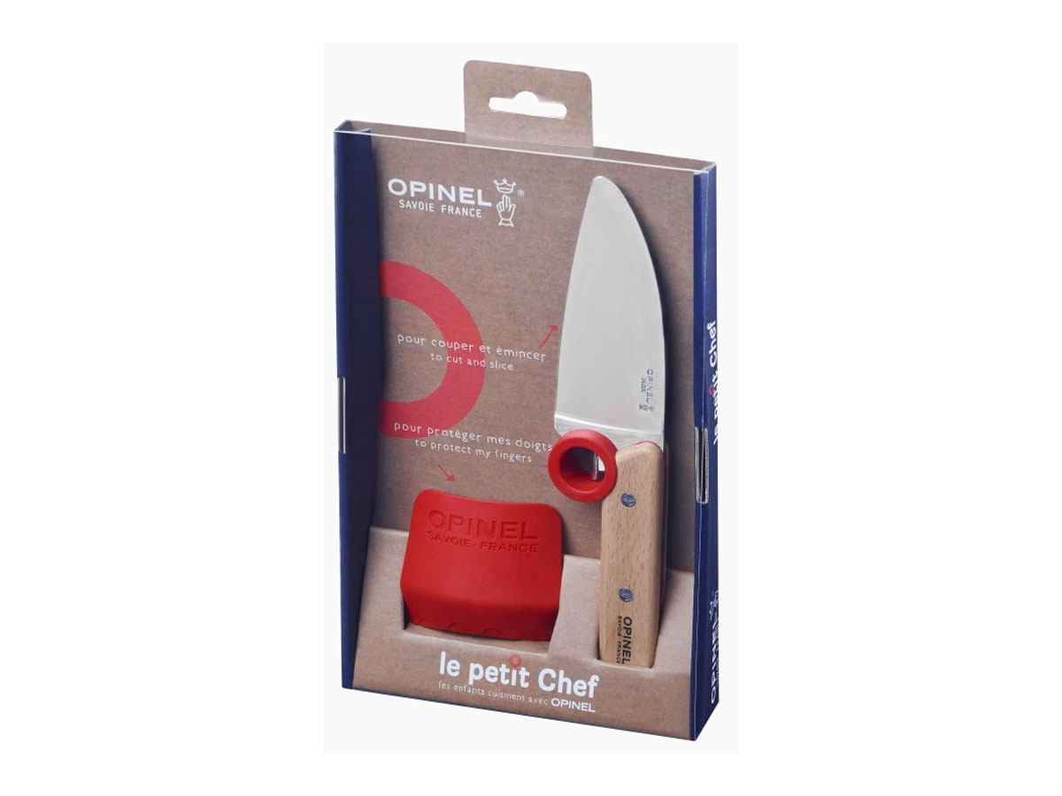 Opinel Le Petit Chef Rouge 001744 červený Set nožů 2 ks