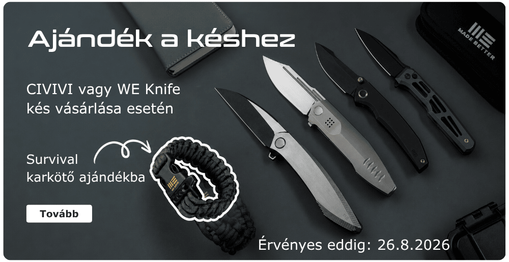 Paracord túlélő karkötő ajándékba
