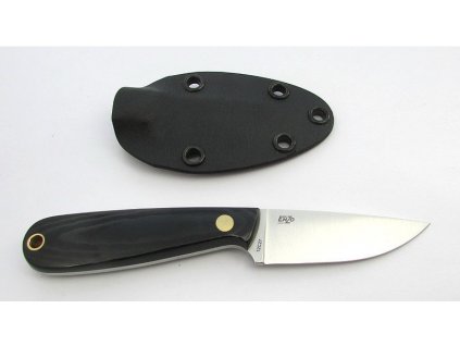 Brisa Necker 70 Flat/Kydex/Black Micarta kés