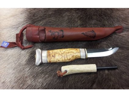 Wood Jewel Jätkänpuukko kés kovakővel