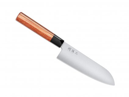 KAI Seki Magoroku Red Wood Santoku 17 cm