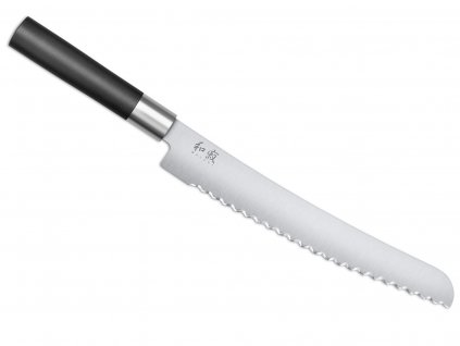 KAI Wasabi Black kenyérvágó kés 23 cm