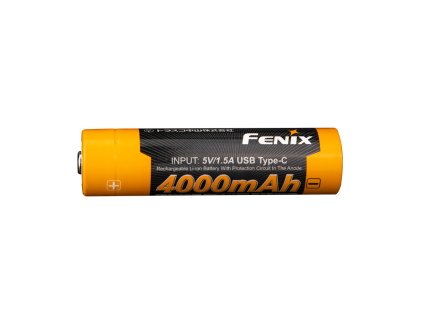 Fenix 18650 4000 mAh (Li-Ion) újratölthető USB-C akkumulátor