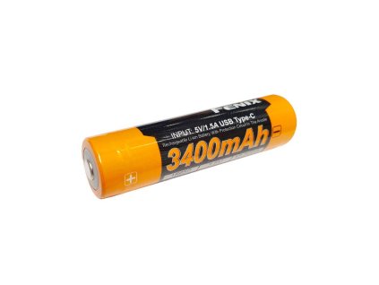 Fenix 18650 3400 mAh (Li-Ion) újratölthető USB-C akkumulátor