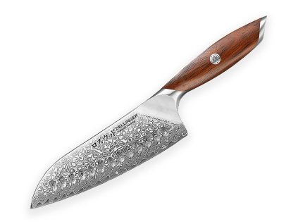 26800 dellinger xz x01 rs rw rosewood santoku damascus 18 5 cm 1
